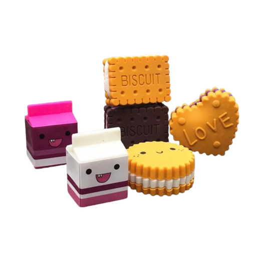 Milk N Biscuits Erasers