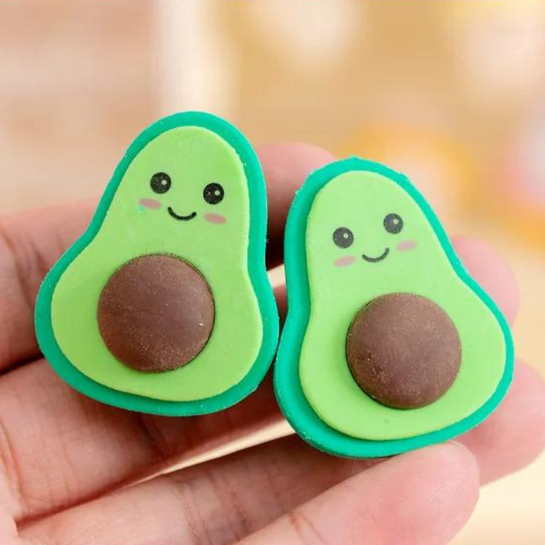 Avocado Erasers